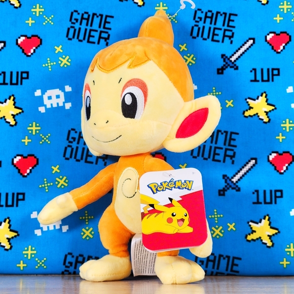 Pokemon Jazwares Chimchar 8" Nintendo Video Gaming Collectible Toy Plush - Picture 6 of 11